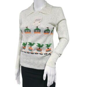 Vintage Majestic Knitwear V Neck Sweater M